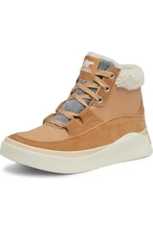 sorel Out N About 4 Damskie wysokie sneakersy wodoodporne, jasnobrązowy (Tawny Buff, Honey White), 43 EU