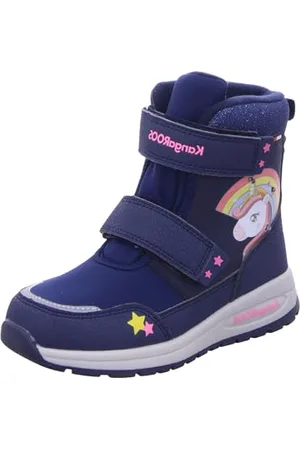 KangaROOS K-PE Candela V RTX SL śniegowce, dk Navy/Daisy Pink Unicorn, 30 EU, , 30 EU