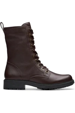 Clarks Premium Damskie buty Orinoco2 Style Fashion Boot, ciemnobrązowe Lea, 36 EU, , 36.5 EU