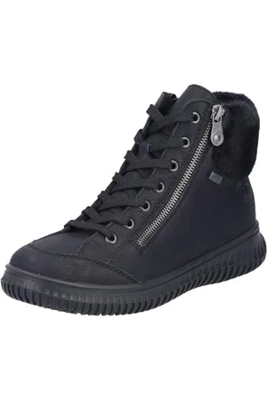 Rieker Damskie buty sznurowane 74244, czarne, rozmiar 38 EU, , 38 EU