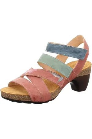 Think! Damskie zrównoważone sandały Slingback Traudi z obcasem 39,5 EU, 5010 , 40 EU