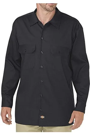 Dickies Męska koszula robocza z długim rękawem, z elastycznego twillu, XL
