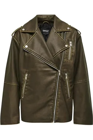 ONLY Onlmontana Faux Leather Biker Cc OTW kurtka motocyklowa, , S