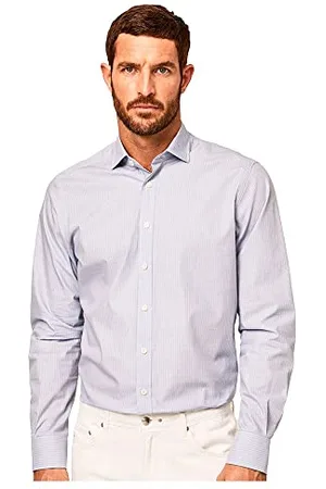 Hackett Męska koszulka Fine Twill Sml Check Button Down, , M