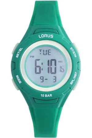 Lorus Chłopcy cyfrowy zegarek kwarcowy z silikonową bransoletką R2391PX9, , Pasek