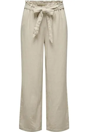 JDY Damskie spodnie lniane say Mw Linen Belt WVN Noos, , 42
