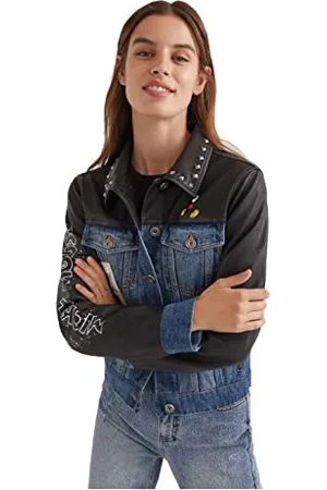 Desigual Damska kurtka Chaq_Mickey World Faux Leather Jacket, , S