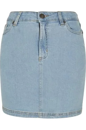 Urban classics Damska spódnica mini z organicznego denimu ze stretchem