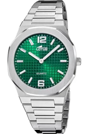 Lotus Reloj Excellent 18841/3 Hombre Acero Verde, Klasyczny