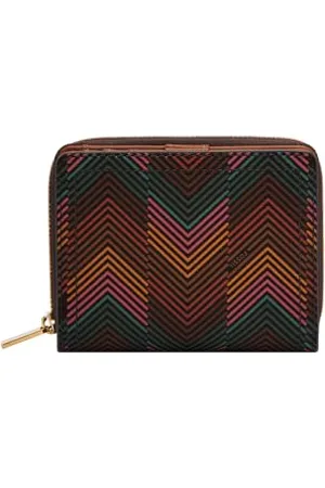 Fossil Tab Clutch dla kobiet Logan powlekany tekstylny poliuretan, SL10057249, , 17.15 cm L x 1.91 cm W x 8.89 cm H, casual