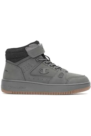 Champion RD18 Cord B PS Mid Sneakers, Grigio Scuro/Nero/Brown Chiaro (ES014), 31 EU, , 31 EU