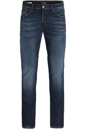 JACK & JONES Jeansy Męskie Jjitim Jjjoriginal Jos 719 Noos Slim, Niebieskie, 33 W x 32L