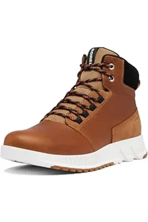 sorel Męskie wodoodporne buty Mac Hill Lite Mid Plus, łoś/czarne, 13 UK, , 47 EU
