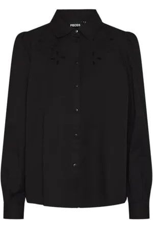 Pieces® Pcnuda Ls Embroidery Shirt Pa, , L