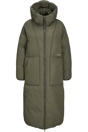 JACK & JONES JXLOLLY Long Puffer Coat OTW kurtka pikowana, Grape Leaf, XS, , XS