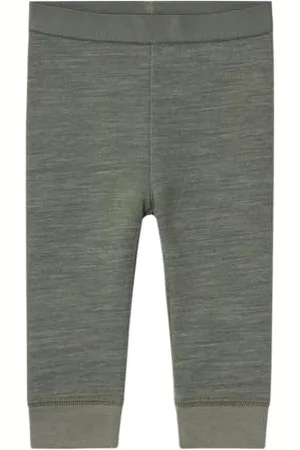 NAME IT Nbmwupsus Wełna/Cot Longjohn legginsy dla chłopców, , 56
