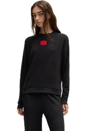 HUGO BOSS Damska bluza SNOOZIE Loungew_Bluza, czarna 1, M, , M