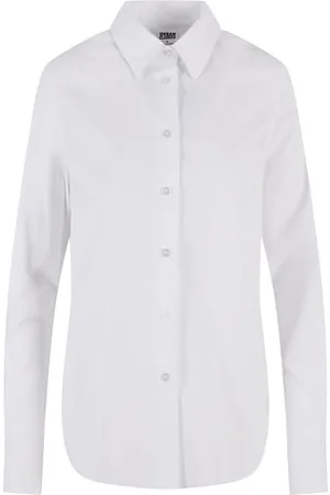 Urban classics Damska bluzka damska Classic Blouse, klasyczna bluzka koszulowa dla kobiet, regularny krój, rozmiary XS-5XL, , XS
