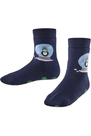 Falke Uniseks - dzieci Kapcie Little Snow Globes K Hp Bawełna Wełna z wypustkami na podeszwie 1 Para, , 23/26 EU