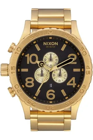 Nixon Męski zegarek kwarcowy chronograf z paskiem ze stali nierdzewnej A083-510-00