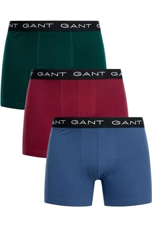 GANT Bokserki męskie, 3-pak, vintage, niebieskie, M, , M