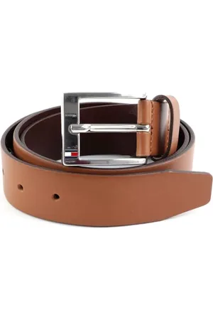 Tommy Hilfiger Paski męskie, Brązowy (ciemnobrązowy), W80