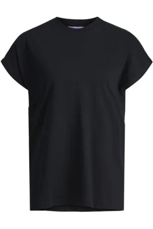 JACK & JONES Damska koszulka Jjxx Jxastrid Sl Boxy Every Tee Noos, czarny, M