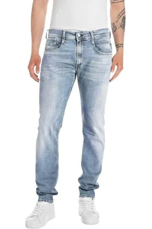 Replay Męskie dżinsy Anbass Slim-Fit Bio, , 34W / 30L