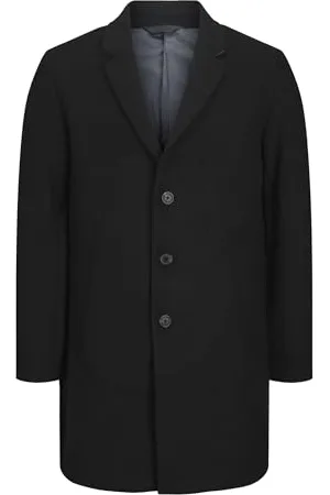 JACK & JONES Męski płaszcz wełniany, , M