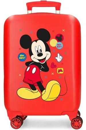 Disney Joumma Minnie Enjoy The Day Walizka kabinowa czerwona 33 x 50 x 20 cm sztywny ABS zamek szyfrowy z boku 28,4 L 2 kg 4 koła podwójny bagaż ręczny, , walizka kabinowa