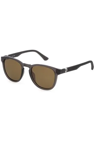 Police Splf60 Okulary, Szary Przezroczysty, 0 Męskie, , 0