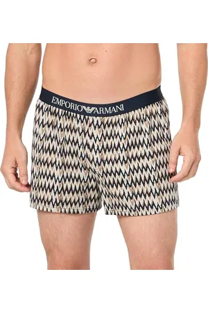 Emporio Armani Męskie bokserki ze stretchem i klasycznym wzorem, , M