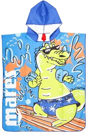 Mares Szlafrok dla dzieci Aquazon Seaside Poncho Junior, Ponczo z mikrofibry morze i pływanie dla dziecka, Smok, jeden rozmiar, , rozmiar uniwersalny