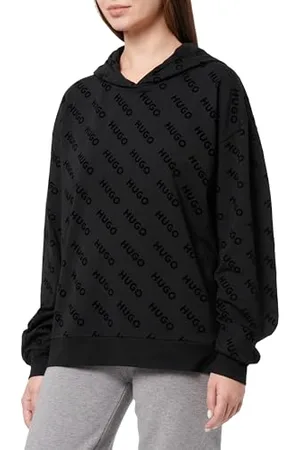 HUGO BOSS Damska bluza z kapturem VLOCKY_Loungew_Sweatshirt, Black2, L, , L