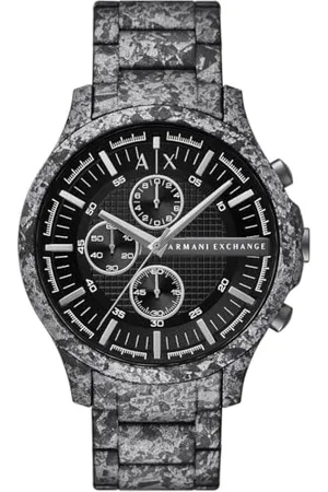 Armani Exchange Męski analogowy zegarek kwarcowy z bransoletą ze stali nierdzewnej AX2462, Szary, bransoletka