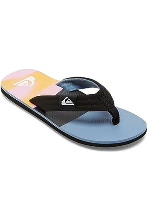 Quiksilver Męskie sandały Molokai Layback II, Niebieski, pomarańczowy, 39 EU