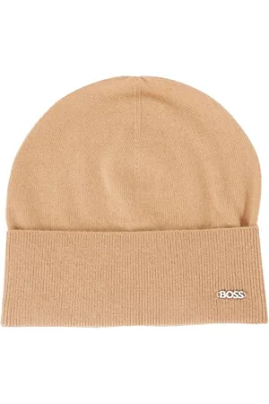 HUGO BOSS Lari_Hat, czapka damska, średni beżowy
