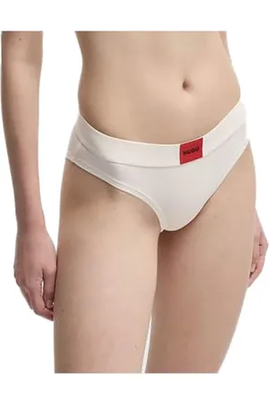HUGO BOSS Damskie figi czerwone etykiety, Natural101, L, , L
