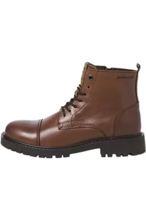 JACK & JONES Jfwtremor Leather Boot Sn męskie buty sznurowane, , 45 EU