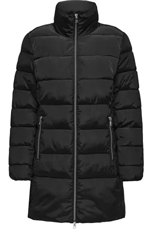 ONLY ONLNEWLINA Puffer Zip Coat OTW KTA kurtka pikowana, czarna, XS, , XS
