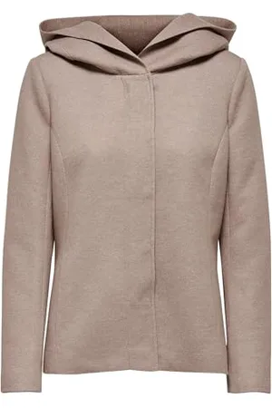 ONLY Damska kurtka przejściowa ONLSedona Light Short Jacket z kapturem XL, Mocha Mousse, L