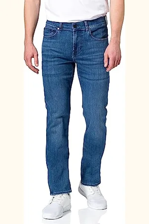 7 for all Mankind Męskie slimmy Luxe Performance Eco Mid Blue Jeans