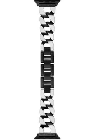 Michael Kors MKS8073E damski pasek do zegarka Apple Watch 20 mm wielokolorowy ze stali nierdzewnej, , Jeden rozmiar, Casual