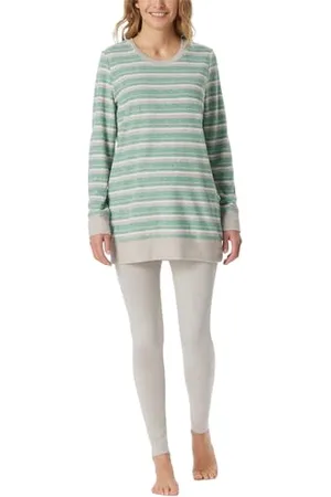 Schiesser Damska piżama długa frotte ciepła przytulna przytulna - Nightwear, , 42