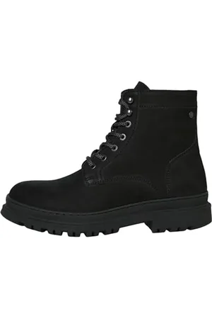 JACK & JONES Jack&JONES JFWCHAPEL Nubuck Boot LN męskie kozaki, antracytowe, 45 EU, , 45 EU