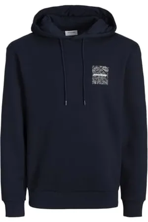 JACK & JONES Jjliner Sweat Hood Pls męska bluza z kapturem, , 6XL duże rozmiary