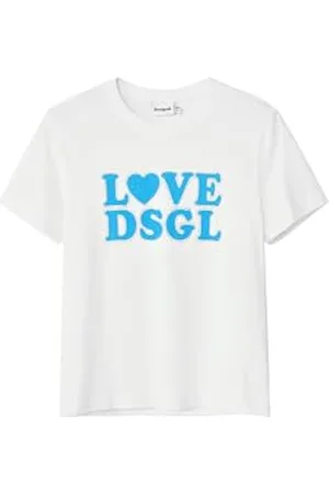 Desigual TS_Love, 1000 Blanco, L, , L