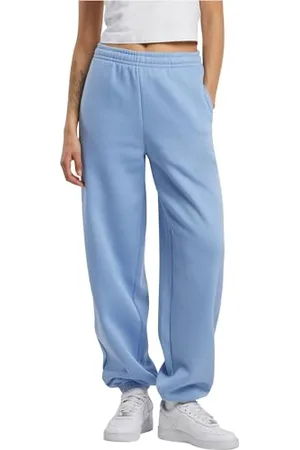 Build Your Brand Damskie spodnie sportowe Fluffy Sweatpants, luźne spodnie do biegania w luźnym kroju, rozmiary XS - 5XL, , S