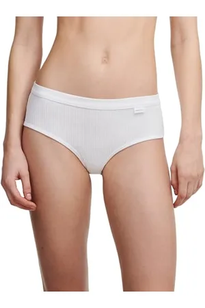 Chantelle Damskie majtki bawełniane Comfort hipsterskie, białe, średnie