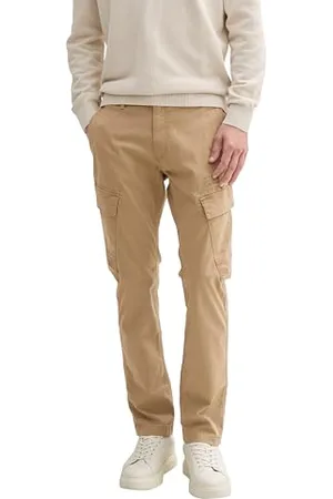TOM TAILOR Męskie spodnie cargo Regular Fit, , L